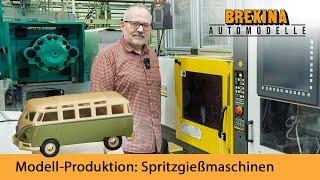 BREKINA - A look behind the scenes: Production of model parts on the injection molding machine!