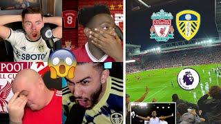 GOAL REACTIONS! Leeds WIN at Anfield in 90th Minute Liverpool 1-2 Leeds United | Premier League