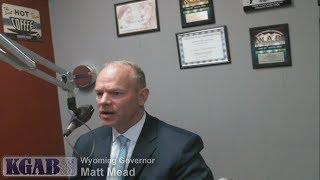 Matt Mead Governor of Wyoming Interview 2018