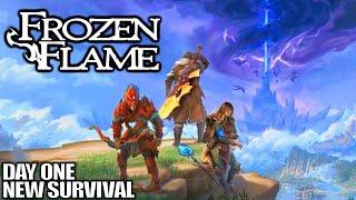 This Survival Game Looks Great & it Killed me | Frozen Flame Gameplay | Part 1