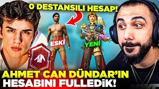 AHMET CAN DÜNDAR'IN HESABINI FULLEDİM!!  (DESTANSI GÖSTERİŞİ ALDIK!) | PUBG MOBILE