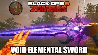 COD Black Ops 6 Zombies - How to Get Void Elemental Sword (Raven) in Citadelle Des Morts