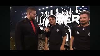 G2 vs SPIRIT (Grand Final) окончание турнира когда G2 выйграли финал