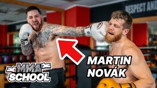 MARTIN NOVÁK vs. TRÉNING MMA!  Ako dopadol tréning v MMA School s Robom Pukačom?