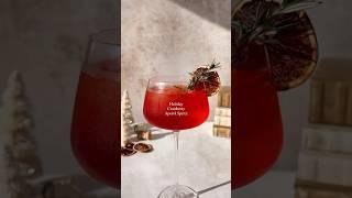 Holiday Cranberry Aperol Spritz