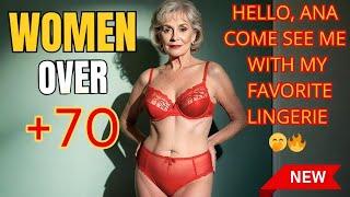 Natural Older Women OVER 70+  Fashion Tips bikinis Review OVER 80+