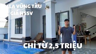 [Cho thuê Villa Vũng Tàu #25] Villa 6 phòng ngủ tại Khu biệt thự Phương Nam Bãi Sau giá HSSV