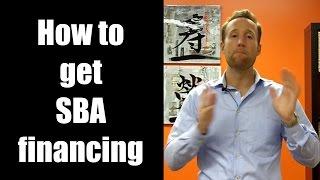 How to get SBA financing