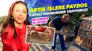 Efsane Kapalı Hamburger: Bağımlılık Yapıyor! Hem de Köyde Taş Fırında