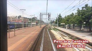 Retro - Cab Ride IC 623 Linea Ancona - Pescara 5° Tratto Roseto degli Abruzzi - Pescara [HD 2019]