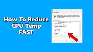 FASTEST Way To Reduce CPU Temperature 2025 - Windows PC/Laptop