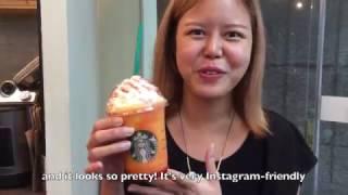 Food Vlog: Merlion Frappe from Starbucks Singapore