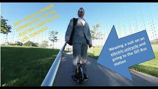 Commute on the Electric Unicycle during summer in GTA - Toronto