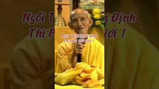 Ngồi thiền muốn định thì phải giữ giới #loiPhatday