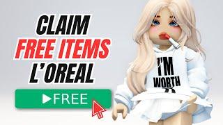 GET FREE L'OREAL ROBLOX ITEMS NOW! 