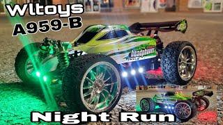 Wltoys A959B - Classic RC Buggy (LED Mod) Night Run