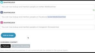 Tagging and mentioning accounts on social media - with SmarterQueue