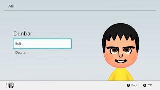 Wii Sports Club CPU: Dunbar Mii (Nintendo Switch)