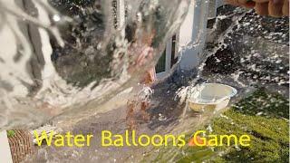 น้องออมสิน / Aomsin Kid EP8 เกมลูกโป่งน้ำมหาสนุก  Water balloons game