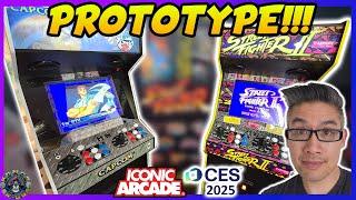 Hands-On Preview: Iconic Arcade XXL Arcade Machine: Street Fighter 2 | Media1Up | CES2025