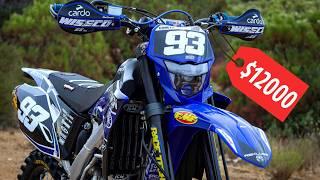 Incredible 4 stroke dirt bike build Yamaha WR450 - time lapse