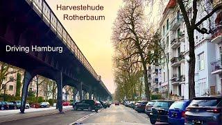 Driving in Hamburg *[Harvestehude ️ Rotherbaum]**[4K]*