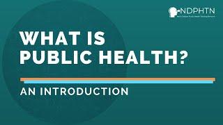 (L002) What is Public Health?