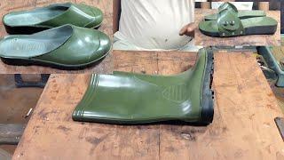 Make sandals with boots