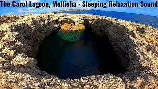 ASMR Relaxation Sound 2023 / The Sound of the Sea & Wind / The Coral Lagoon in Aħrax, Mellieħa