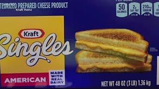 Kraft American cheese slice recall