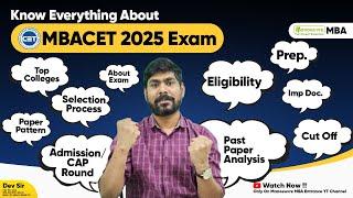 MAH MBA CET 2025 - All About MBA CET | Eligibility | Imp Dates | Paper Pattern | Selection Process