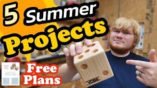 Easy To Build Summer Woodworking Projects.