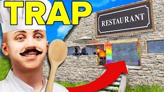 We built a restaurant trap base in Rust...