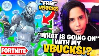 Why Did Fortnite Give Me FREE V-BUCKS ??? - Chica