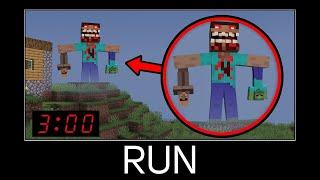 Minecraft wait what meme part 525 (Scary Steve)