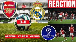 Arsenal vs Real Madrid 3-0 Live Champions League UCL Football Match Score Highlights Gunners Vivo
