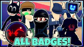 HOW TO GET ALL 20 BADGES A Funky FNF RP | ROBLOX