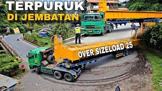 TRAILER BERMUATAN BERAT TERPURUK DI JEMBATAN ‼️DIKAWAL KETAT BERSAMA POLANTAS