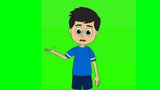 Green Screen Cartoon Actor | Animation Cartoon Character. Green Screen Cartoon video | Cartoon Maker