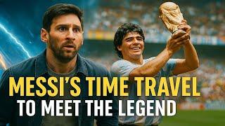 Messi Time-Travels to 1986: A Fictional Encounter with Maradona | Football Legends Story