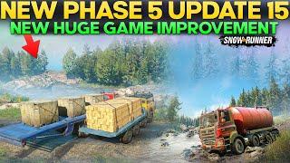 New Phase 5 Update New Huge Game Improvement in SnowRunner You Need to Know