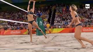 Beach volleyball hand setting technique