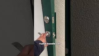 This custom forest green Titan Premium Security door proves you can have protection and personality.