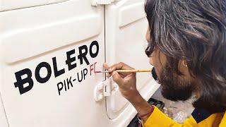 how to write Bolero letter /bolero pickup painting /english Logo letter @artistbabudevdash #65