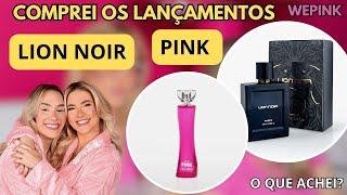 RESENHA DOS LANÇAMENTOS DA VIRGÍNIA - LION NOIR E PINK