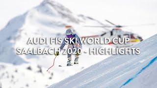 Highlights Audi FIS Skiweltcup Abfahrt 2020 Saalbach