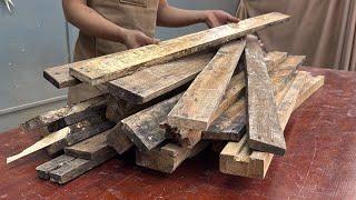 Incredible Wood Project, Talented Young Carpenter Gets Creative With Pallet Wood // Giant King Chair