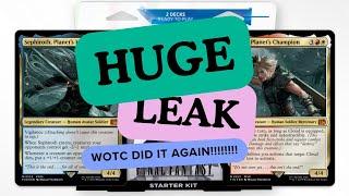 SERIOUS Final Fantasy MTG LEAK! WOTC SCREWED UP AGAIN! Magic the GatherinG
