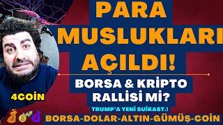 Dikkat! PARA MUSLUKLARI AÇILDI- YERİNİZİ ALIN! | #KRİPO RALLİSİ | Trump'a 3.suikast!- #altın #borsa