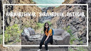 Harihareshwar | Shrivardhan | Diveagar Travel Vlog | हरिहरेश्वर,  दिवेआगर , श्रीवर्धन | Itinerary